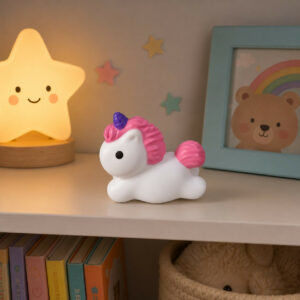 Cute Unicorn LED Night Lamp for Kids Bedroom Nursery Decor