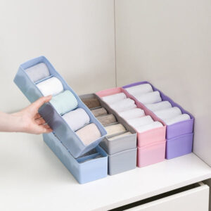 Dividers Tray Organizer Clear Plastic Bead Storage Tray, Socks tray (Multicolour)