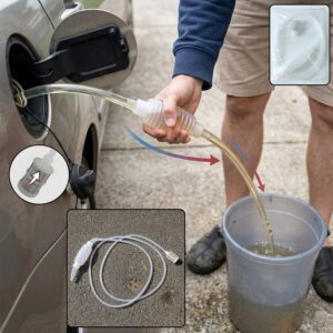 Multipurpose Manual Liquid Transfer Pump with Flexible Pipe (1 Pc, 2 Meter)
