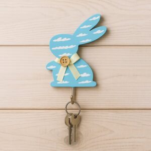 Bunny Adhesive Wall Sticky Hook – Strong Hook for Office, Bathroom & Home (1 Pc)