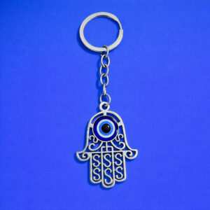 Hamsa Evil Eye Keychain for Car Keys, Bags & Protection Gifting