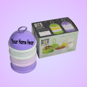 3 Layer Portable Baby Food Milk Powder Storage Box Bottle Container (Mix Color)
