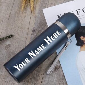 Custom Stainless Steel Thermal Mug / Vacuum Flask Water Bottle (500 ML / Mix Color)