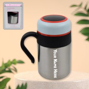 Stainless Steel Mug/Bottle Vacuum Insulated with Handle Cup Tumbler (420 ML)