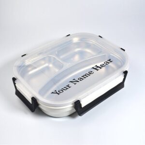 Customize White Transparent Lunch Box
