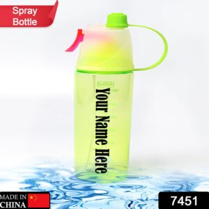 Customize Spray Water Bottle for Drinking Sports Water Bottle  600ml