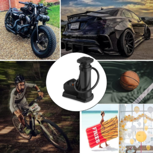 Mini Foot Pump Inflator For Bike and car