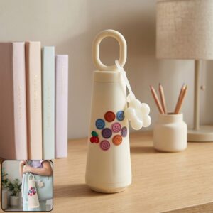 Portable and Stylish Water Glass Bottle (500 ML)