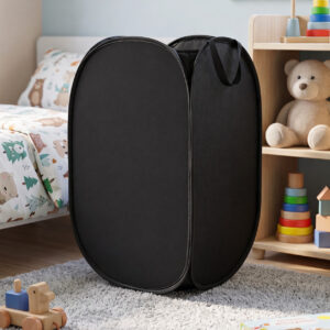Premium Foldable Laundry Basket (1 Pc, 37x37x60cm / (Mix Design)