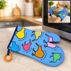 Heat Resistant Oven Hand Glove for Kitchen Baking Cooking and Pot Handling (1 Pc)