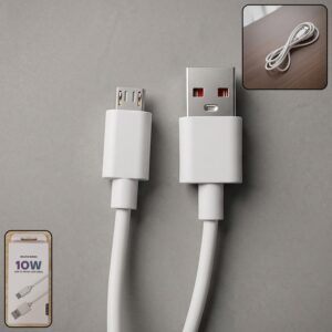 10W USB to Micro USB Charging Cable (1 Pc, 1 Mtr)