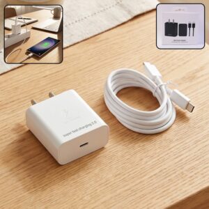 65W Power Adapter with Type C to Type C Cable 1 Mtr (1 Set)