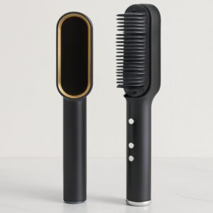 Hqt-909B Hair Straightener Used While Massaging Hair Scalps Head., Hair accessories