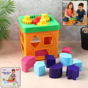 Funskool Giggles Shape Sorter Gear Box – Spin, Match & Learn Activity Toy Toddlers