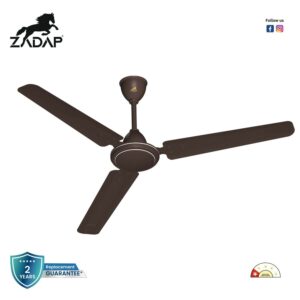 Zadap 1200mm 52W High Speed Ceiling Fan(Smoke Brown)