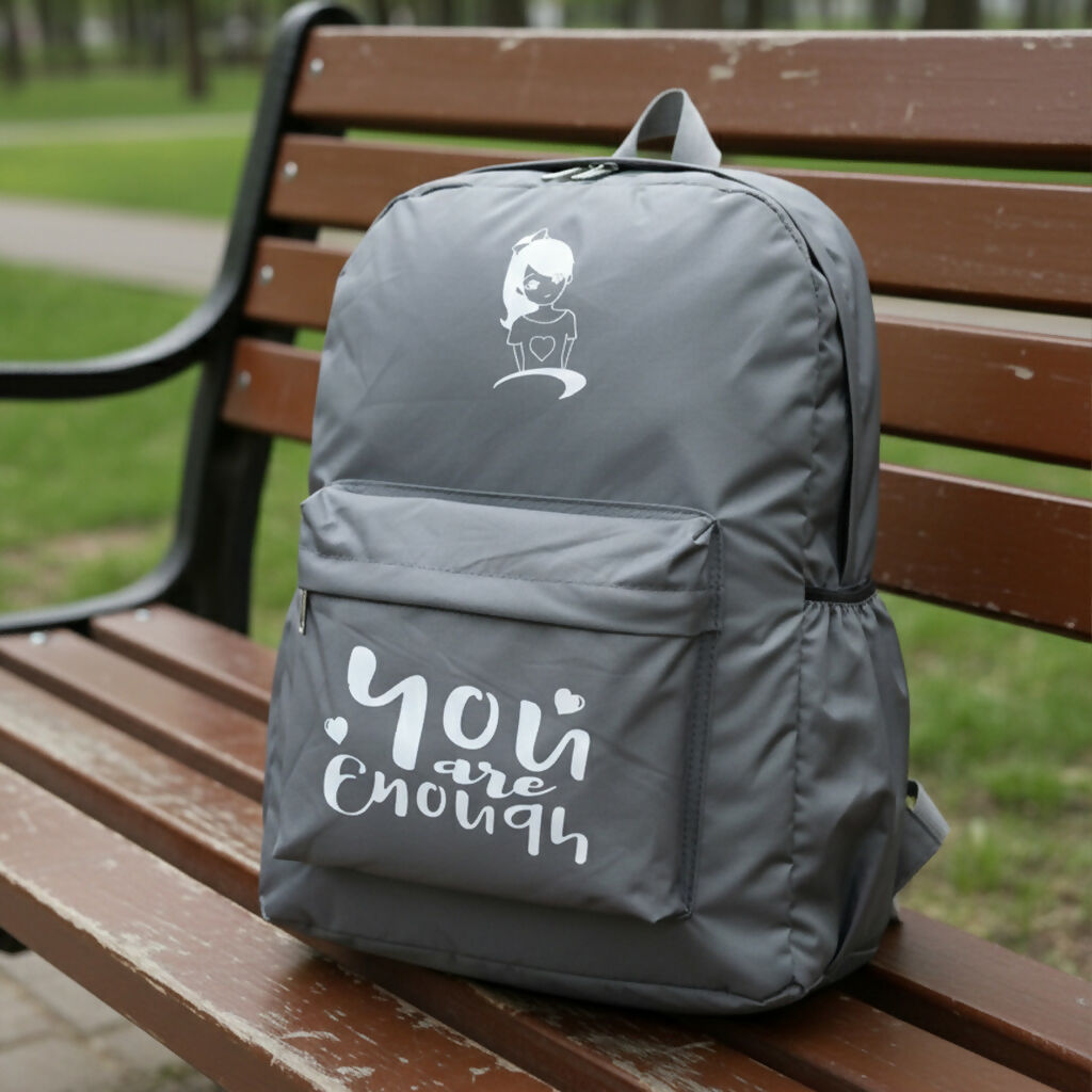 Multicolor Laptop Backpack for Women with Inspirational Design