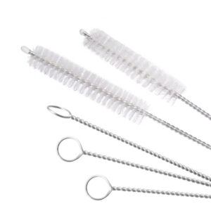 Stainless Steel Straw Cleaning Brush Drinking Pipe, 23Cm 1 pcs