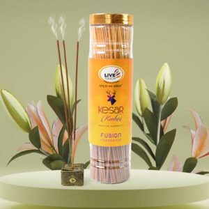 Kesar Kastoori Premium aura agarbatti (1 Jar / 250 Gram)