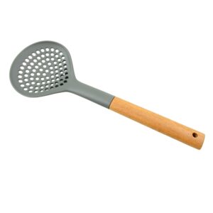 Plastic Kitchen Accessories Skimmer, Spatula Spoon & Soup Spoon Heat Resistant Non Stick Spoons Kitchen Cookware Items Heat Resistant Plastic Kitchen Utensils for Cooking, BPA FREE Gadgets for Non-Stick Cookware (1 Pc )