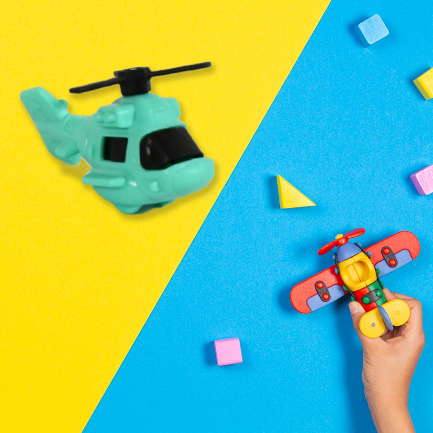 Small DIY Helicopter Toy, Small Kid's Toy, Rotating Tail Wing DIY (30 Pc Set)