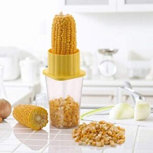 Multi Use Plastic Corn Stripper Cob Remover Bowl
