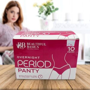 Women’s Emergency Travel Kit with Seamless Underwear Pantyliner  10 Pcs