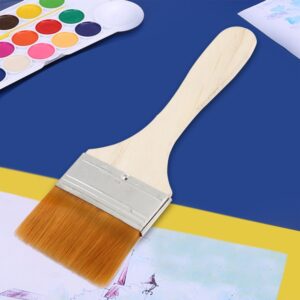 Flat Paint Big Size Brush for Watercolor & Acrylic Painting( Multicolor 2 Pc Set)