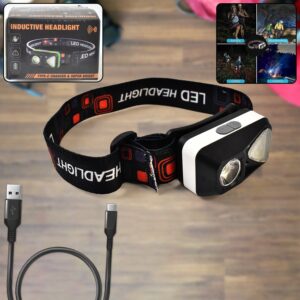 Ultra Bright Head-Mounted Flashlight