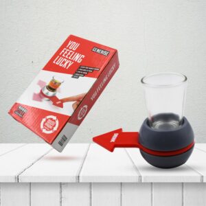 Shot Spinner Spin the Shot Fun Drinking Game Includes 1.7 oz Shot Glass