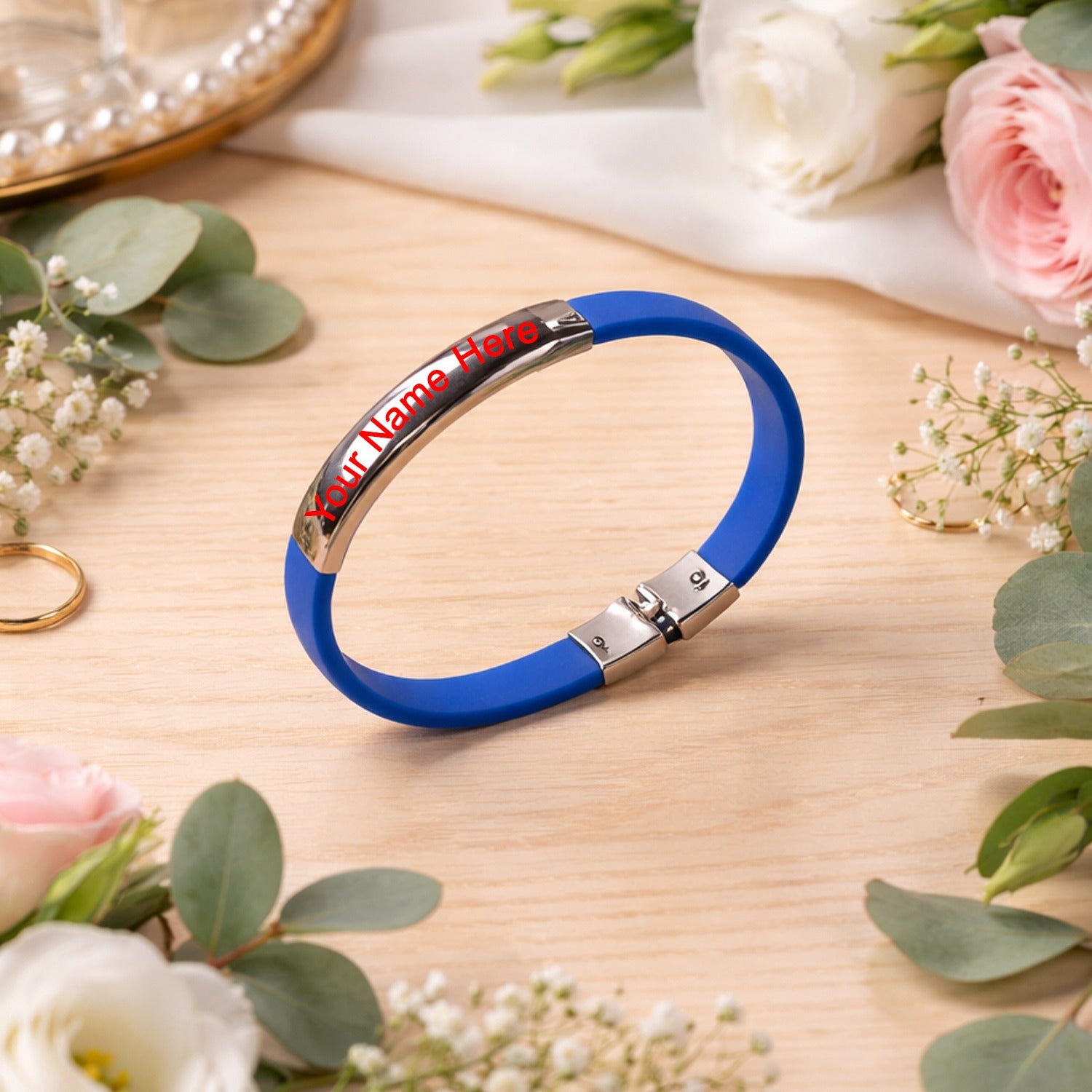 Custom Premium Fancy Wrist Bracelet (1 Pc)