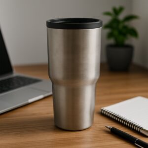Stainless Steel Vacuum Glass Insulated Coffee Cups Double Walled Travel Mug