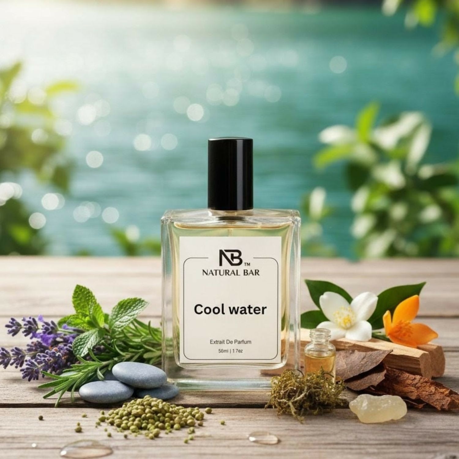 Cool Water Eau de Parfum for Men and Women |Aromatic Marine Fresh notes |Long- Lasting Luxury Perfume | Ideal Gift for Wife & Girlfriend |50 ml