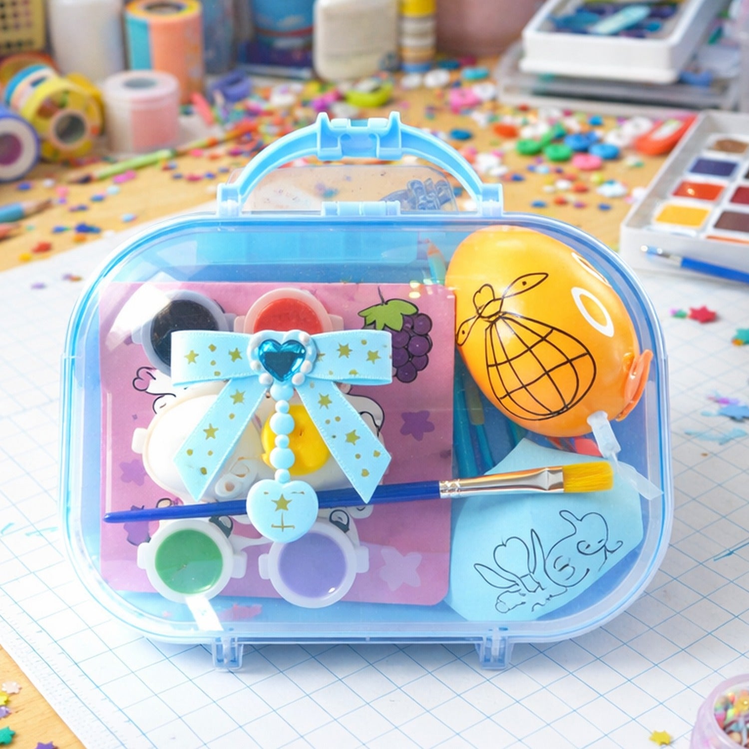 Kids Creative Paint & Learning Activity Kit (1 Set)