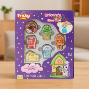 Khyati Frisky Slime Unicorn’s Magical Slime Café – 6 Scented Slime Set