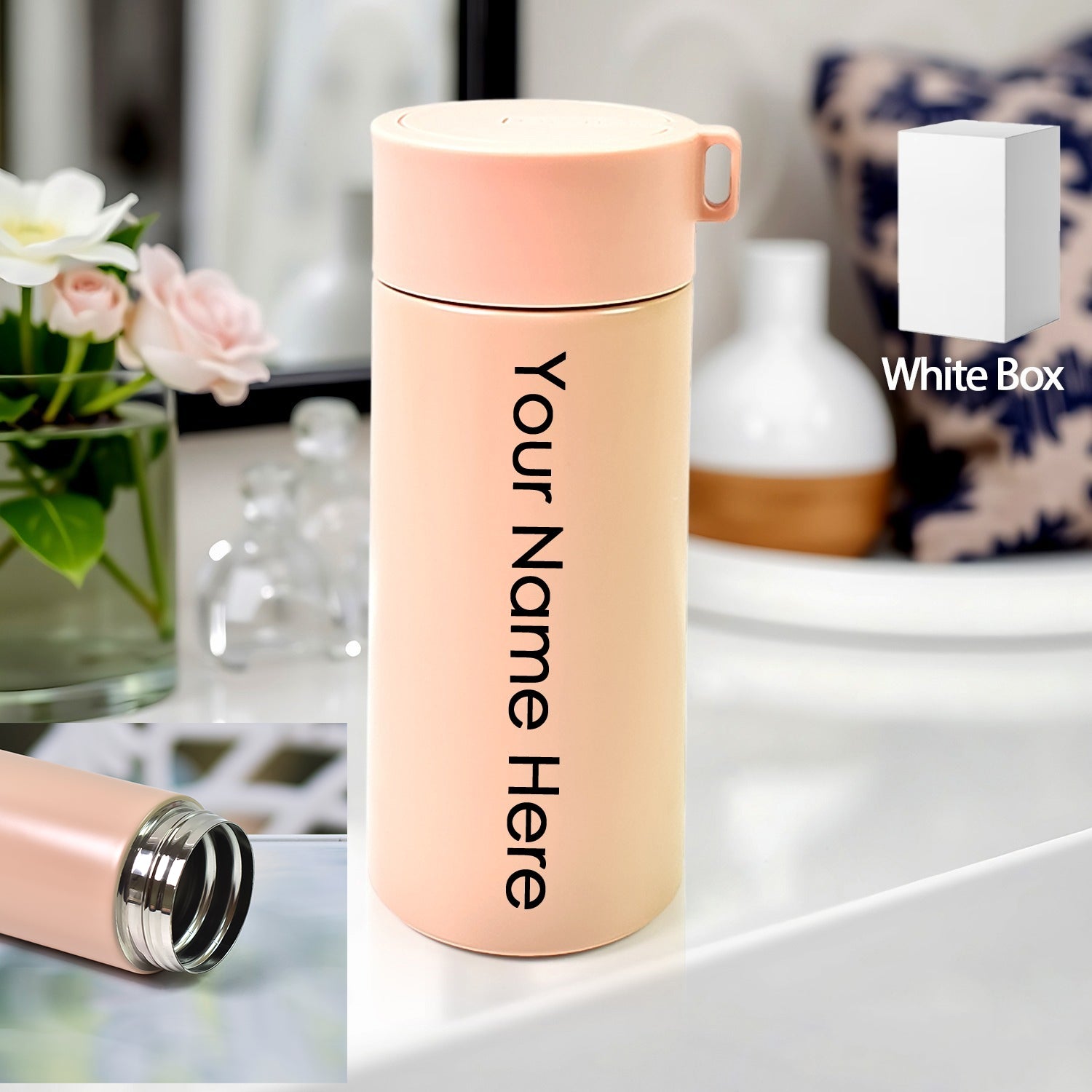 Customized Kids Water Bottle – Insulated Stainless Steel Bottle (350 ml Approx)