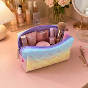 Pastel Multipurpose Makeup & Stationery Organizer Pouch (Design may vary 1 PC)