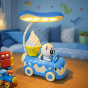 Kids Car Desk Lamp with Sharpener & 3 Light Modes