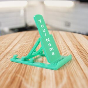 Customized / Personalized Adjustable Plastic Mobile Phone Stand Holder (1 Pc)