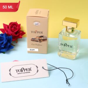 Topper Icon Premium Car Perfume With Rich Fregrence (50ml)