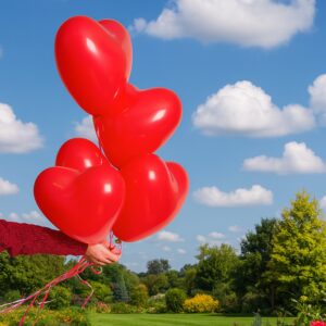 Heart shaped balloons Kinds (4 Pcs Set)