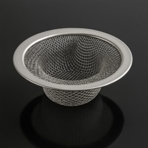 Stainless Steel Kitchen Sink Strainer (2 Pc Set)