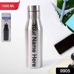 Customize Stainless Steel Double Wall Vacuum-Insulated Drink Water (1000 ML Approx)