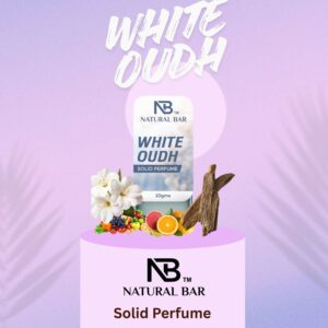 White Oudh Solid Perfume, Alcohol Free Long Lasting Fragrance for Male and Female (10gms)
