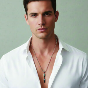 Sleek Bar Designe Chain Pendnet For mens