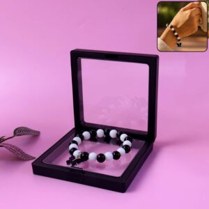 Elegant Black and White Fancy Bracelet (1 Pc)