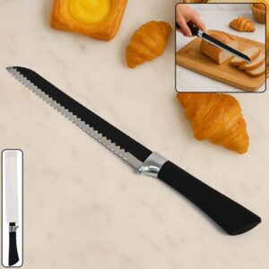 Premium 32 Cm Serrated Bread Knife with Ergonomic Handle, Chhari