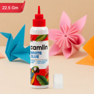 Camlin White Glue – Strong Bond Adhesive for Art, Craft & School Projects (22.5 gm)