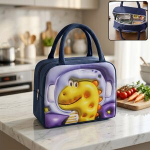 Insulated Lunch Bag for Kids, 1 Pc for School, Picnic, and Travel