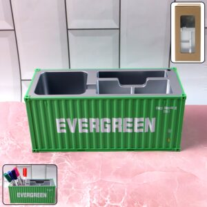 Container-Style Multi-Compartment Desk Organizer (1 Pc)