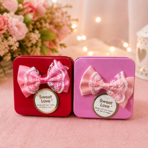 Mini Gift Box with Bow – Decorative Storage & Jewelry Box
